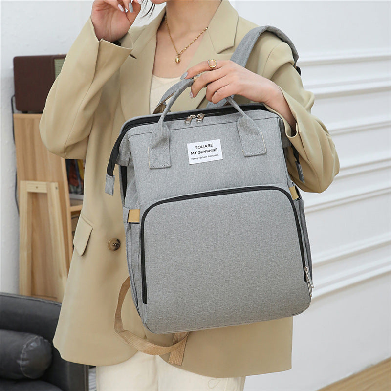 Fashion Foldable Baby Diaper Shoulder Bag