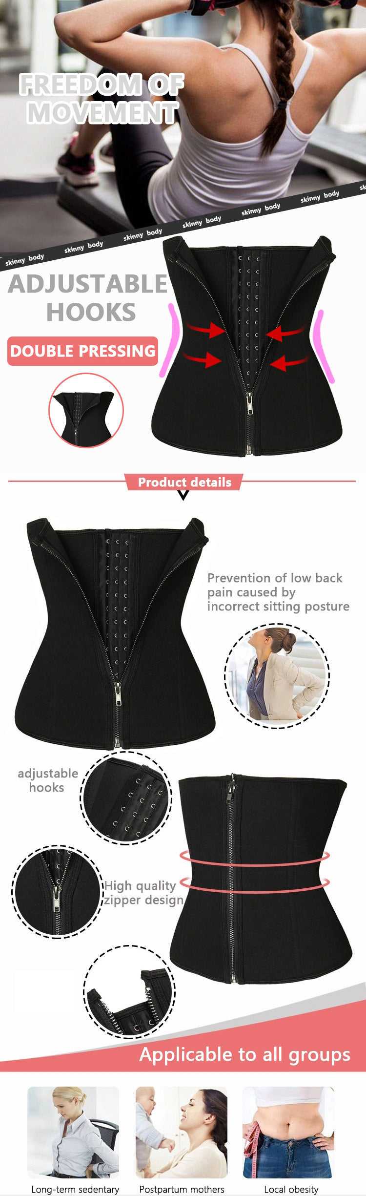 Postpartum abdominal binder