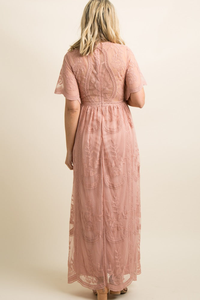 Lace Maternity Dress