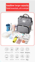 Fashion Foldable Baby Diaper Shoulder Bag