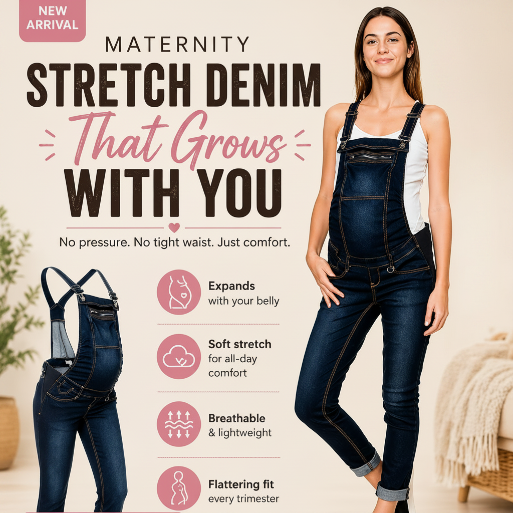 Maternity Jeans Overalls