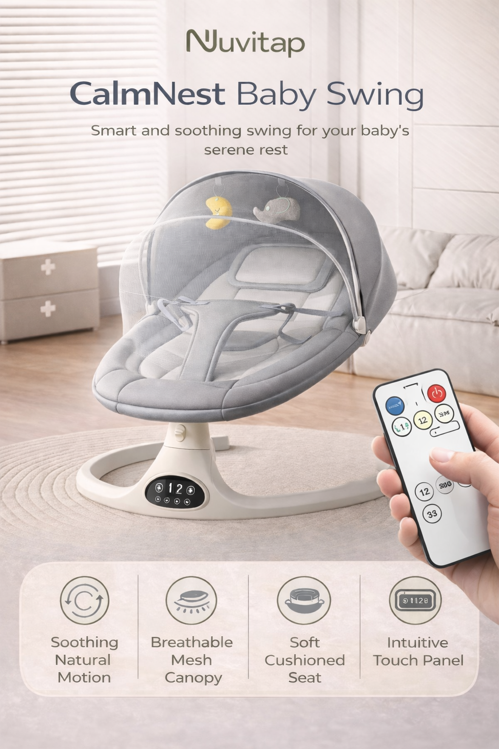 Nuvitap™ SleepEase Baby Swing
