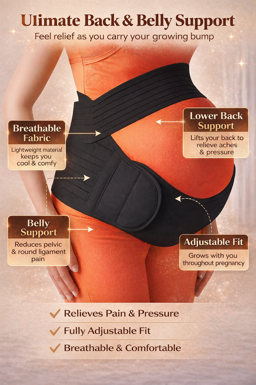 Adjustable Maternity Support Belt