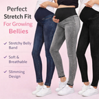 Maternity High-Waisted Stretch Denim Pants