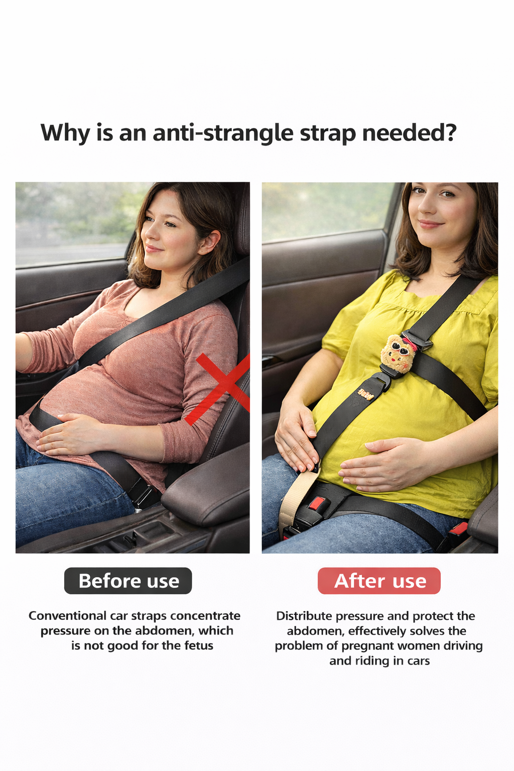 Pregnancy Seatbelt Holder