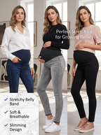 Maternity High-Waisted Stretch Denim Pants