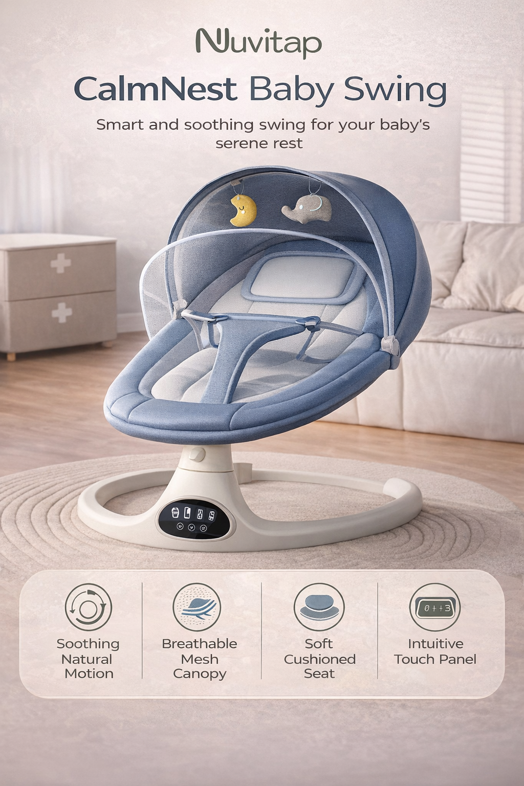 Nuvitap™ SleepEase Baby Swing