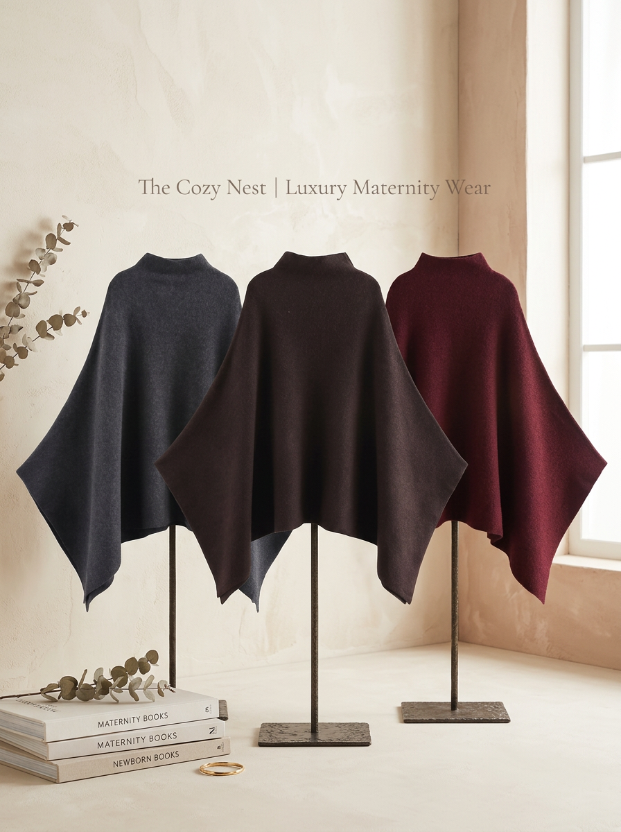 Womens Knitted Cape