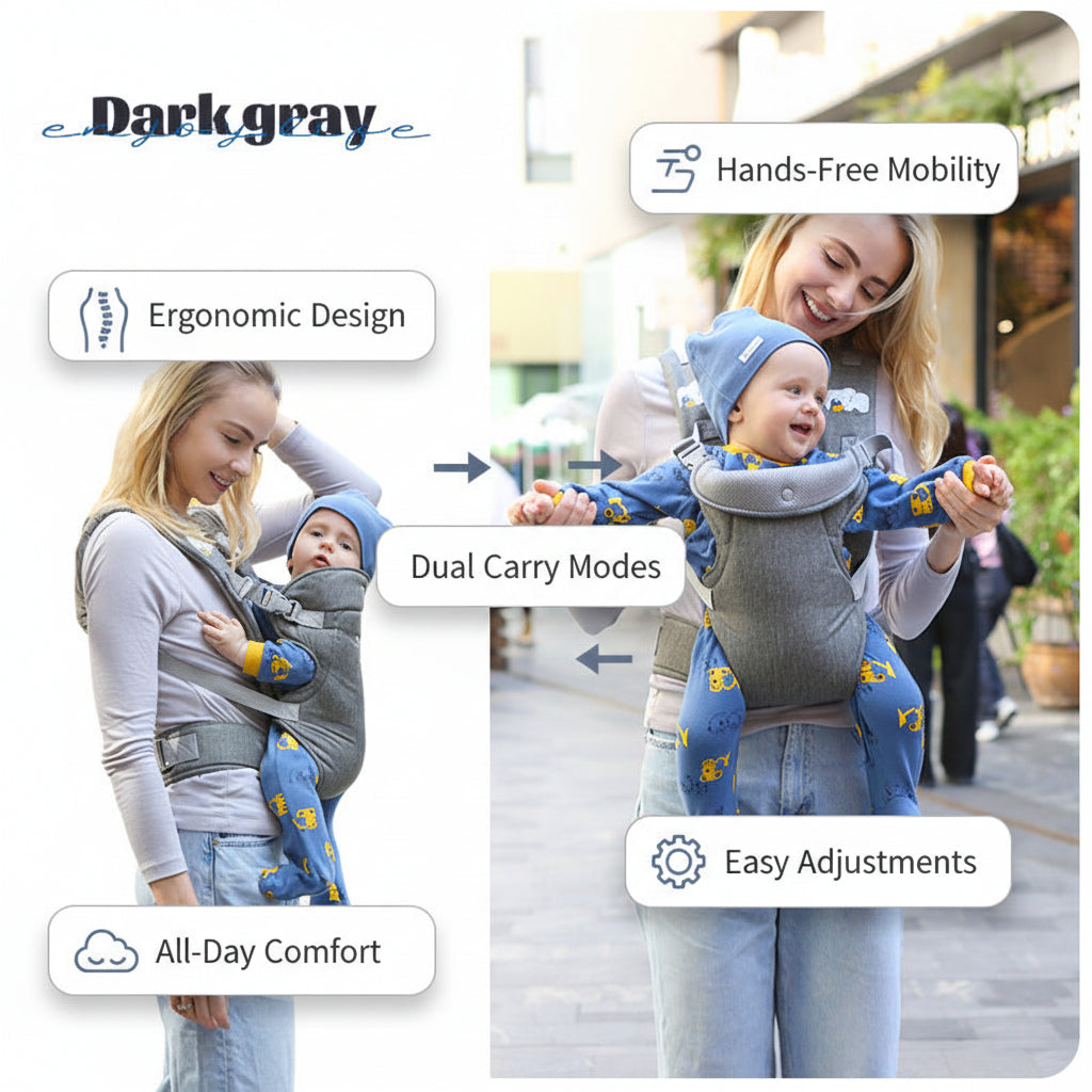 Adjustable Baby Travel Carrier 4-in-1
