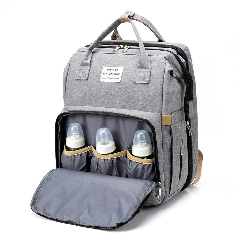 Fashion Foldable Baby Diaper Shoulder Bag